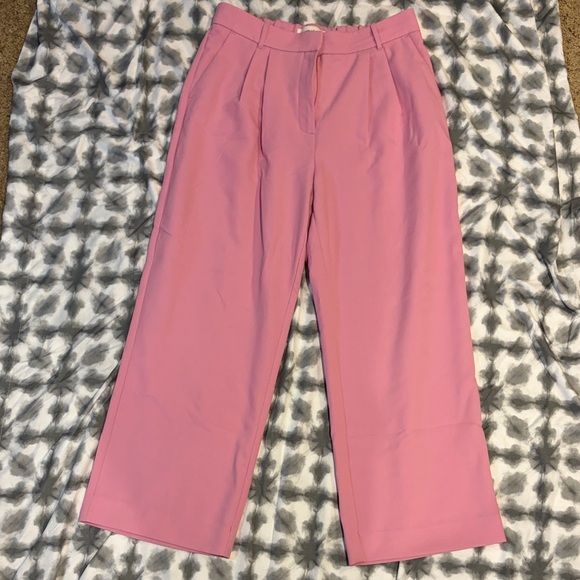 Abercrombie & Fitch Pants - Abercrombie & Fitch Sloane Pink Wide Leg Pants